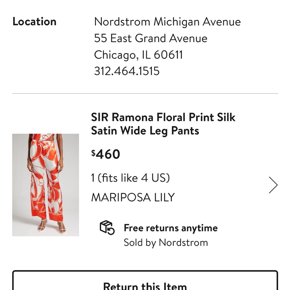 Sir. The label. Brand new without tags